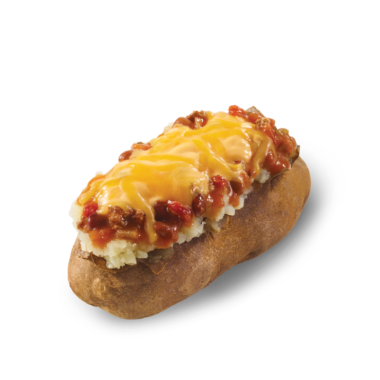 Chili & Cheese Baked Potato